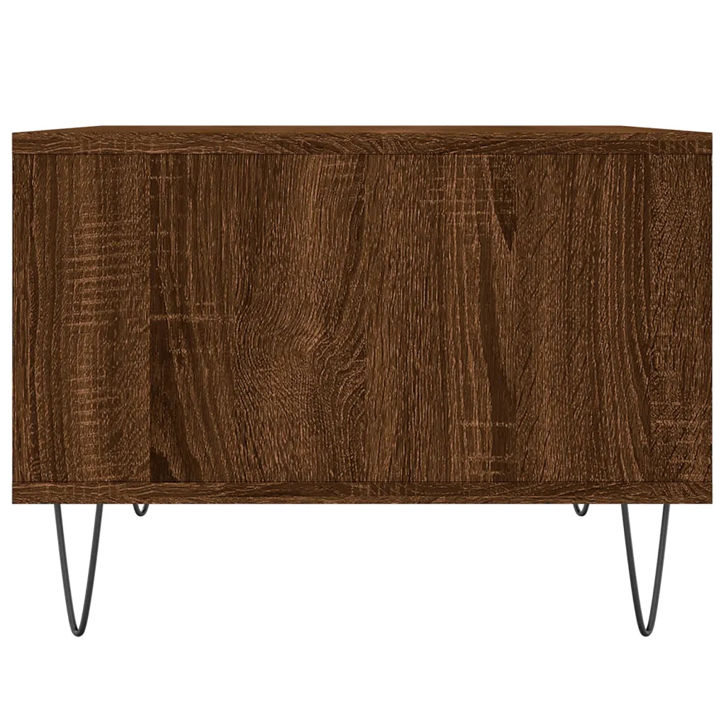 Tavolino da Salotto Rovere Marrone 60x50x36,5 cm in Multistrato 830547