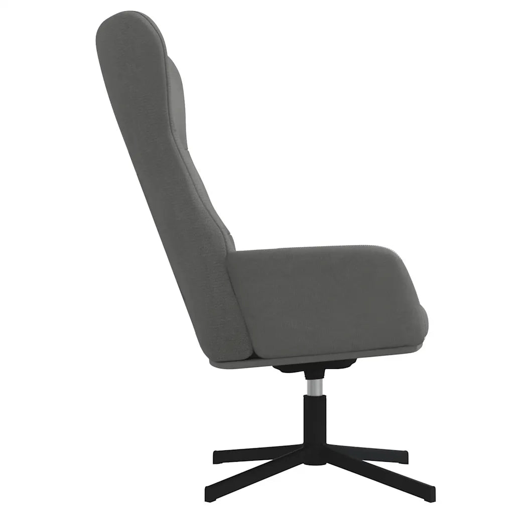 Sedia Relax Grigio Scuro in Velluto cod mxl 14535