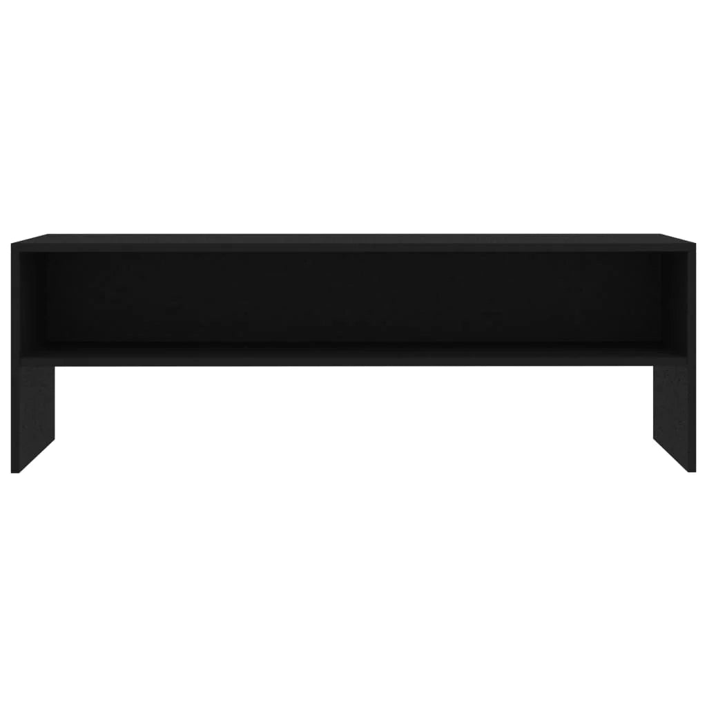 Mobile TV multimediale mensola TV credenza TV sala da pranzo soggiorno camera da letto 120 x 40 x 40 cm legno ingegnerizzato nero 02_0025870
