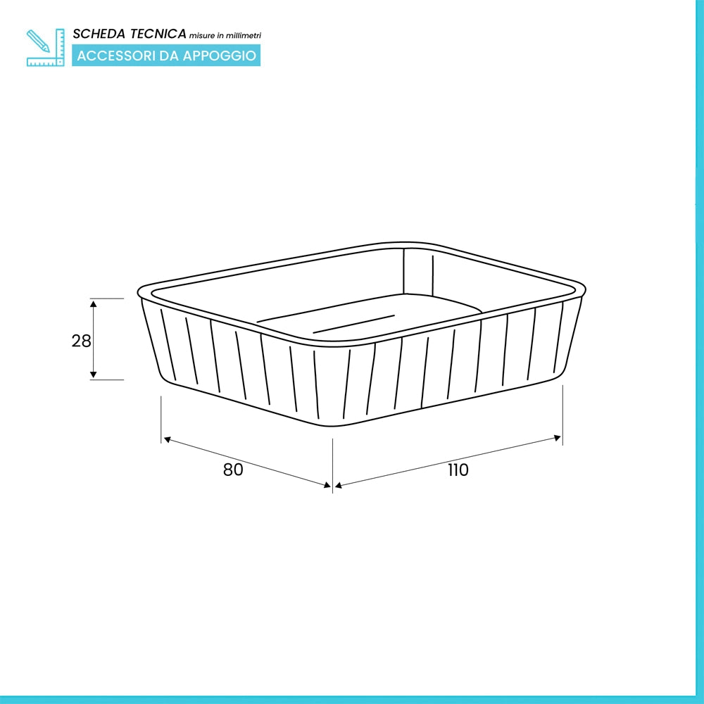 Set accessori bagno verde in plastica e bambù 5 pezzi – Show