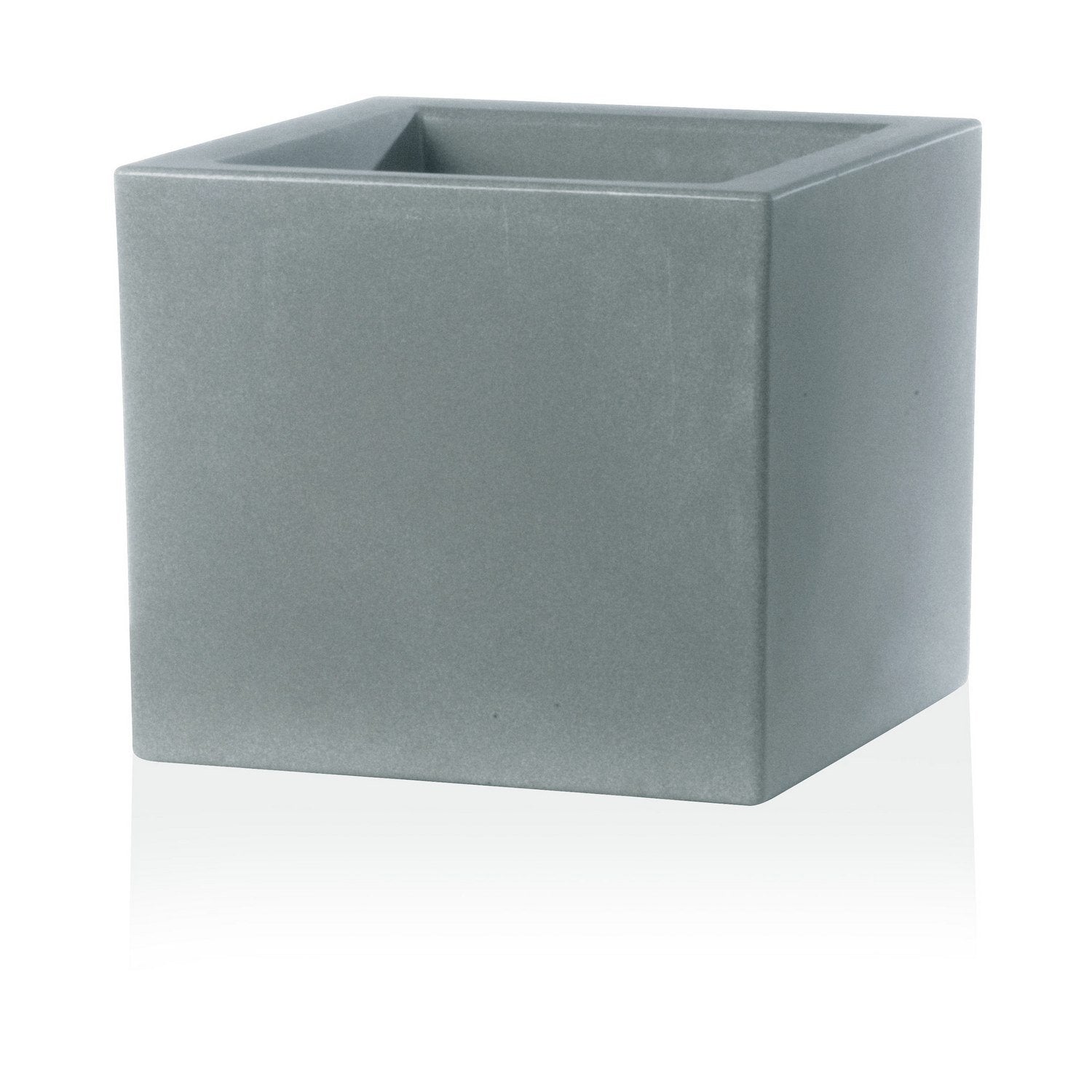 Vaso Quadrato colore Cemento 58x58 CM H 58 mod. Schio Cubo