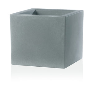Vaso Quadrato colore Cemento 40x40 CM H 40 mod. Schio Cubo