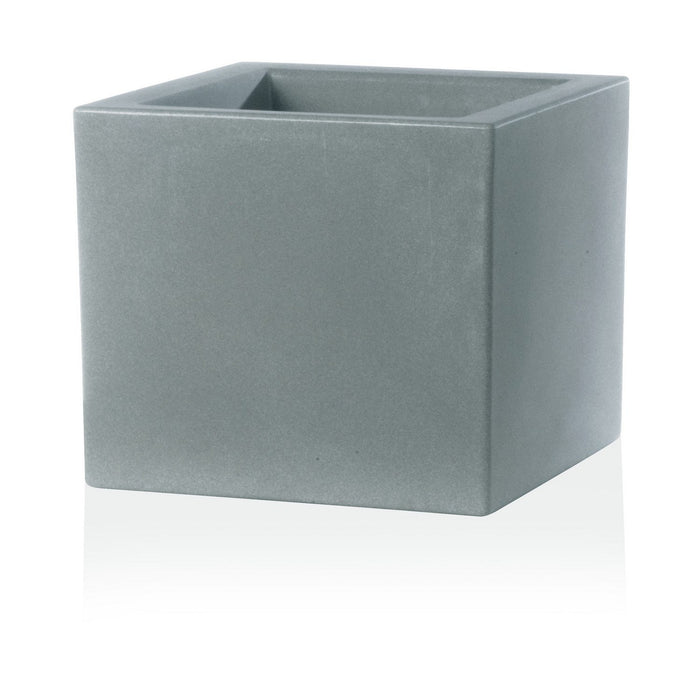 Vaso Quadrato colore Cemento 40x40 CM H 40 mod. Schio Cubo