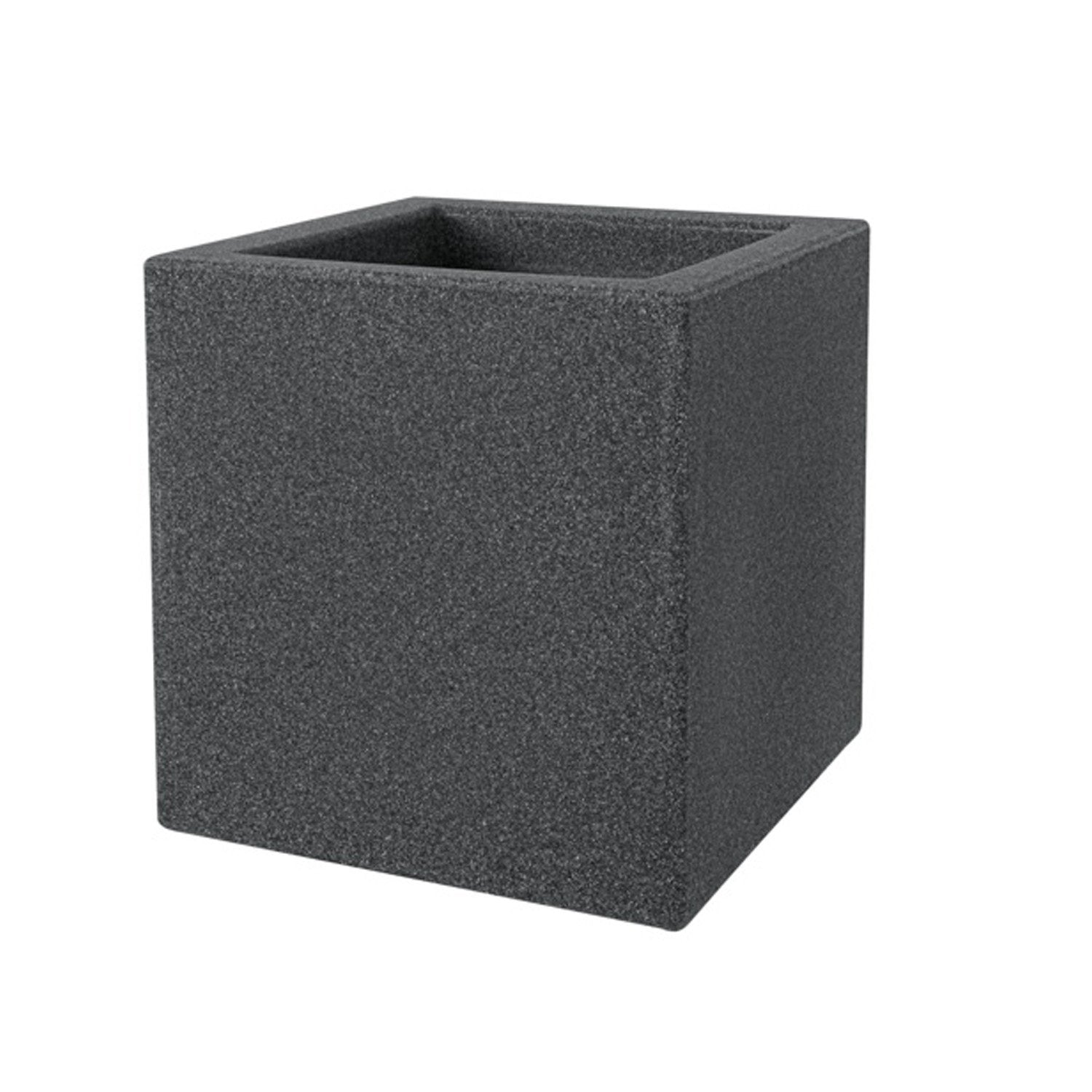 Vaso Quadrato colore Granito 30x30 CM H 30 mod. Schio Cubo