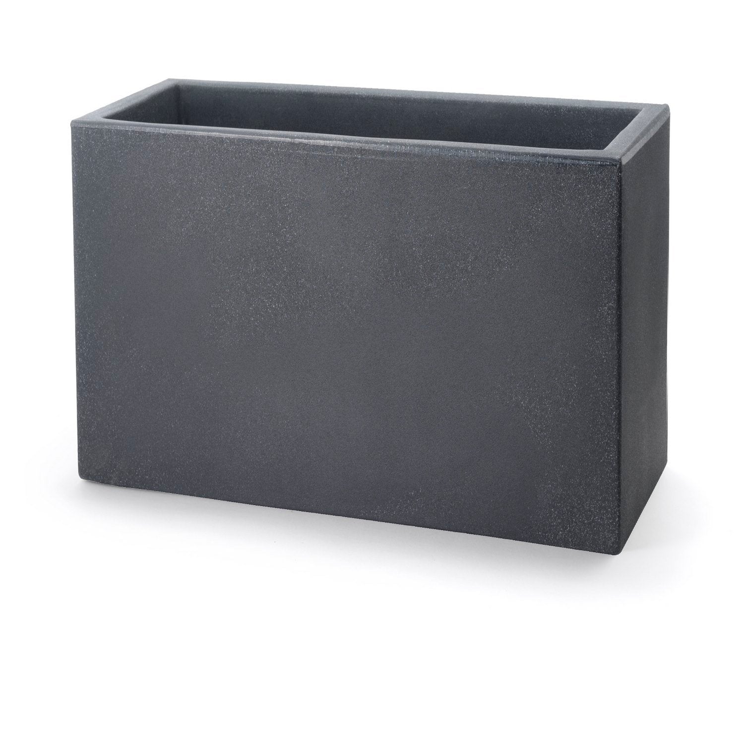 Fioriera Rettangolare colore Antracite 60x24 5 CM H 24 5 mod. Schio Cassa