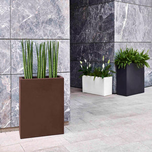 Fioriera Rettangolare colore Bronzo 60x24 5 CM H 24 5 mod. Schio Cassa