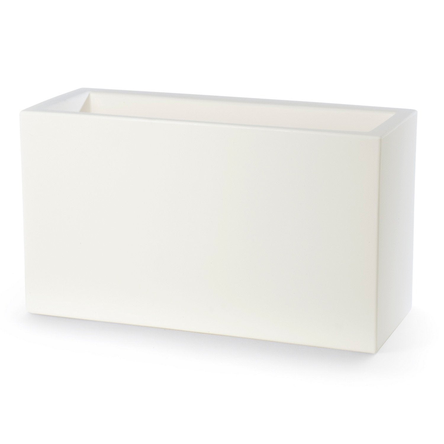 Fioriera Rettangolare colore Bianco 79x30 CM H 30 mod. Schio Cassa
