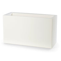 Fioriera Rettangolare colore Bianco 115x50 CM H 50 mod. Schio Cassa