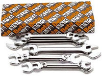 chiavi a forchetta cromate art.55/s - art.55/s8 in serie pz.8 da 6x7 a 20x22 in scat. cod:ferx.fer73127