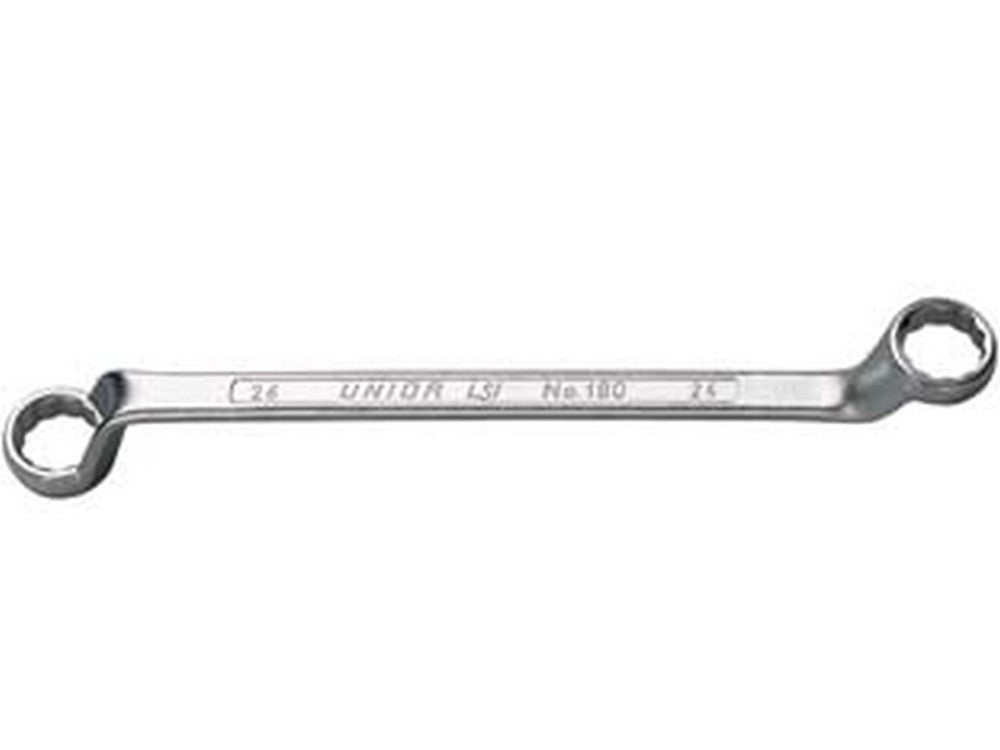 chiavi poligonali cromate doppie curve -mm.24x26 cod:ferx.fer13499