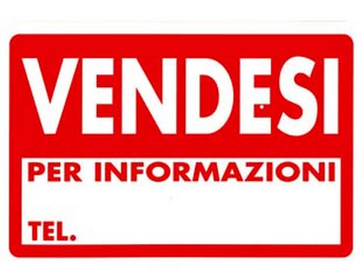 cartello "vendesi" - cm.30x20h.  cod:ferx.fer49337