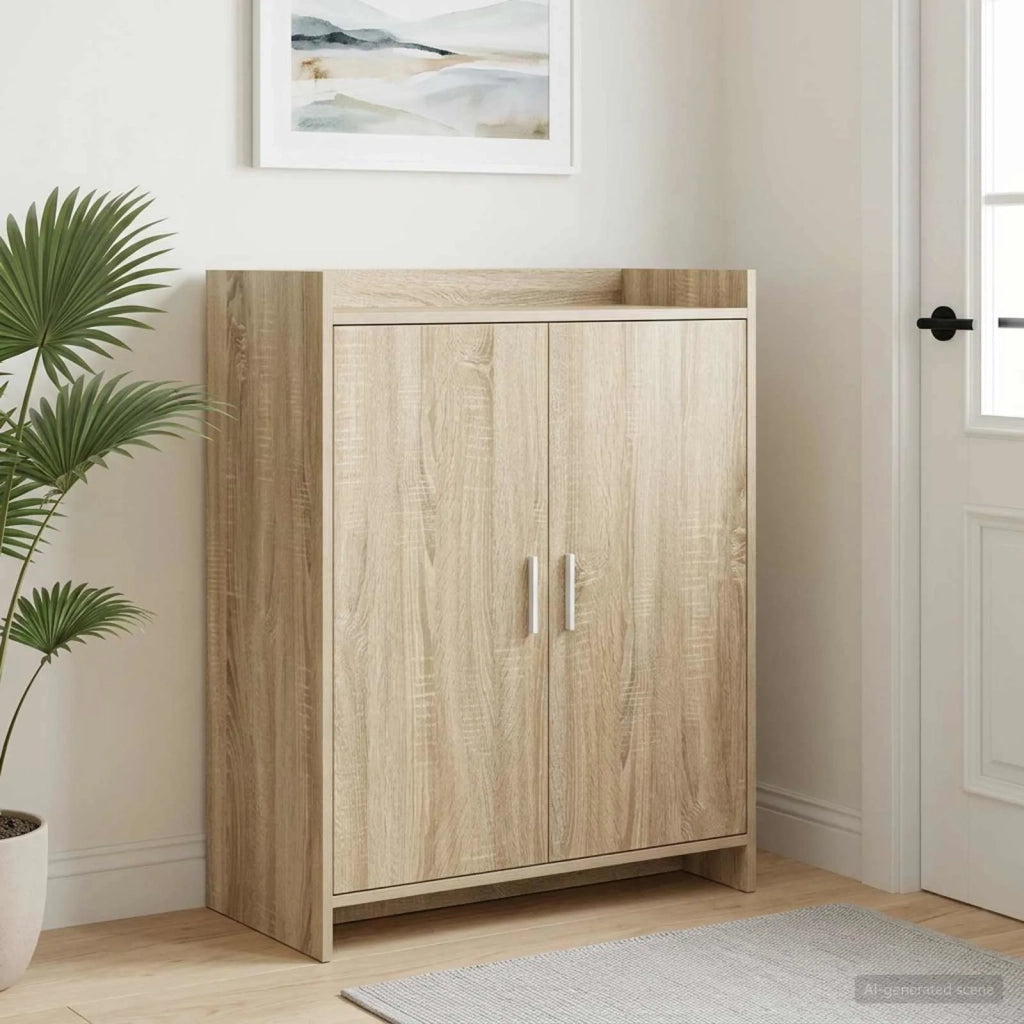 Mobile per scarpe con porta Rovere Sonoma 73,5 x 36 x 92 cm 8011309