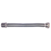 RACCORDO INOX ESTENSIBILE ACQUA 3/4 MF 200-400 MM- 1,0 pz