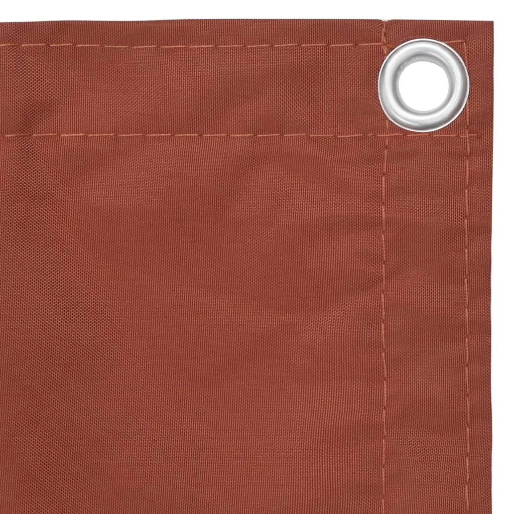 Paravento per balcone 120 x 300 cm tessuto oxford terracotta 02_0010399
