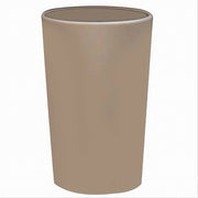 Trade Shop - Bicchiere Portaspazzolini Dentifricio Colore Tortora Accessori Arredo Bagno 79191 -