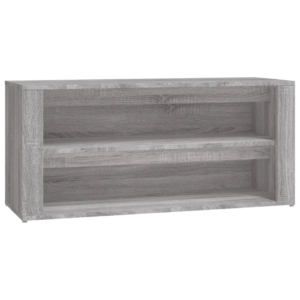 Scarpiera Grigio Sonoma 100x35x45 cm in Legno Multistrato cod mxl 39334