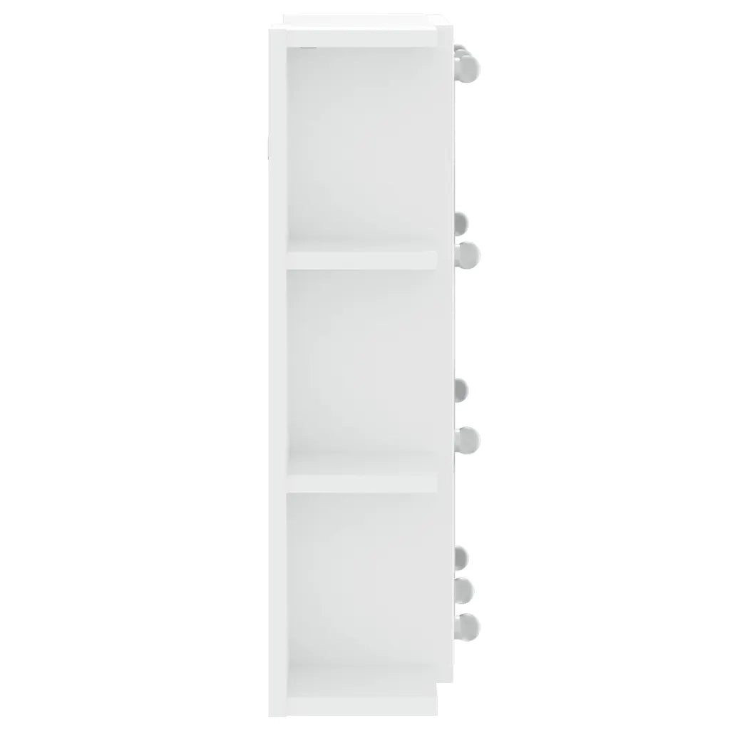 Mobile a Specchio | Armadio da bagno con LED Bianco 70x16,5x60 cm