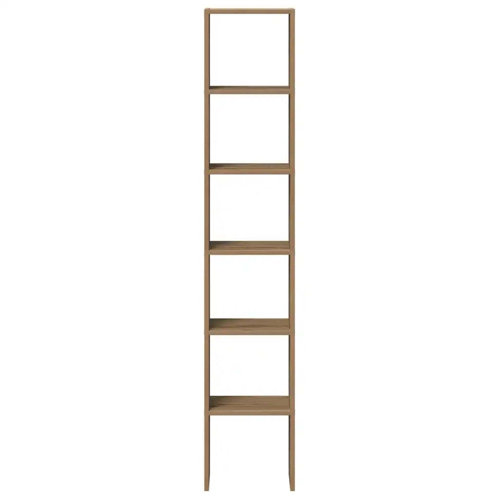 Librerie 2 pz Impilabili Rovere 30x30x80 cm Legno Multistrato