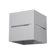 Lampada da parete LOBO grigio