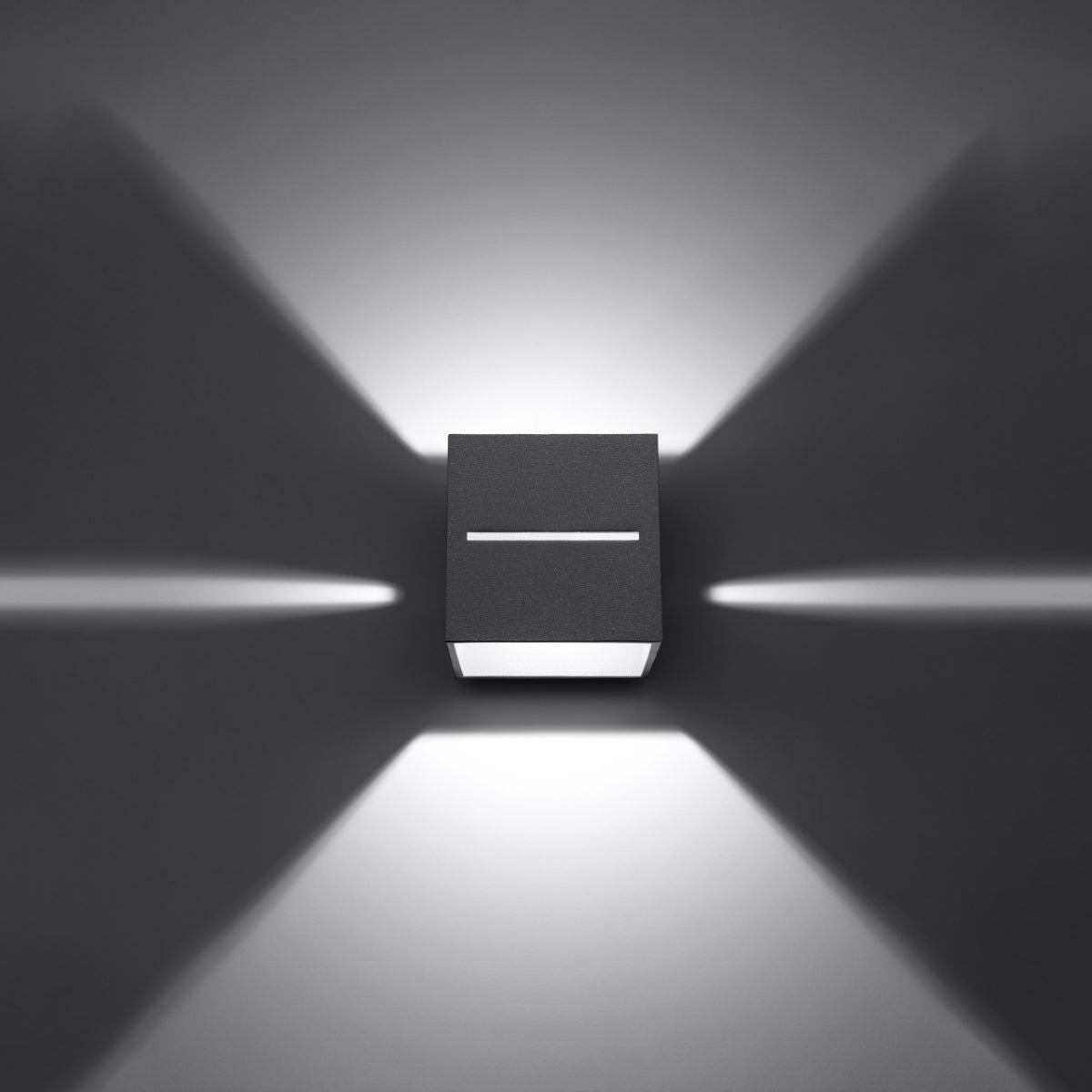 Lampada da parete LOBO grigio