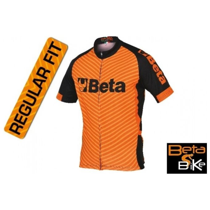 Beta 095420006 Abbigliamento Ciclismo Maglia Manica Corta e Pantaloncini Lycra Taglia XXXL colore Arancione Nero