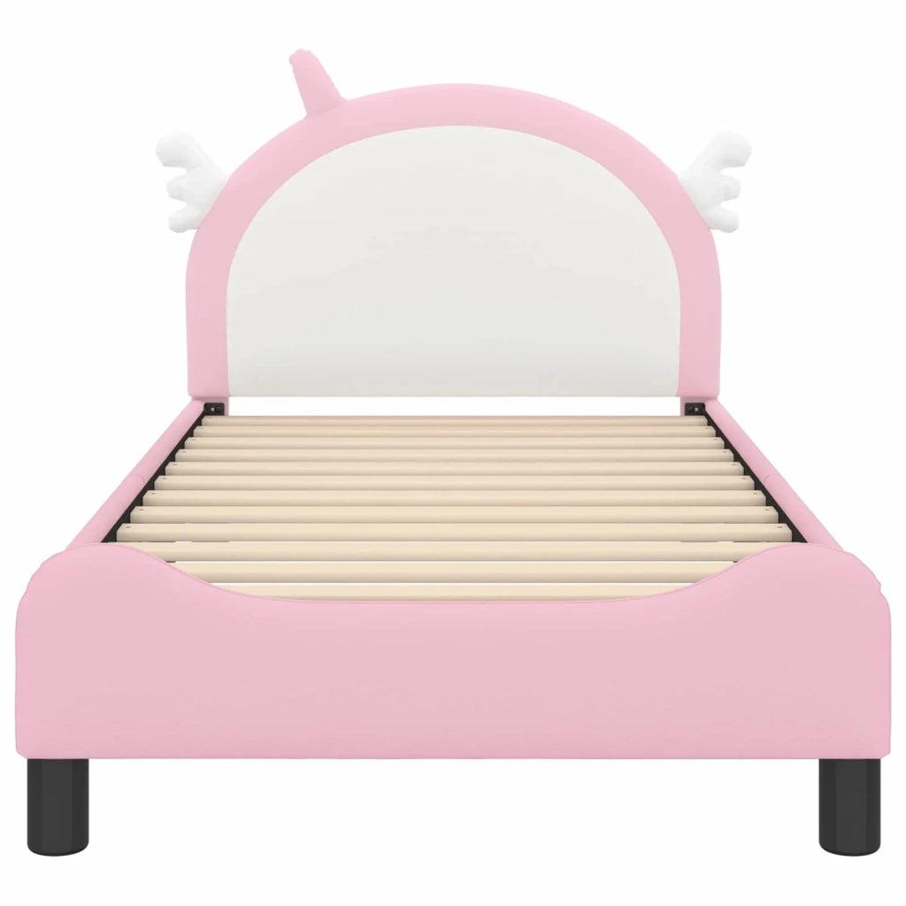 Struttura letto bambini con testata Rosa 80 x 160 cm PU 42011230
