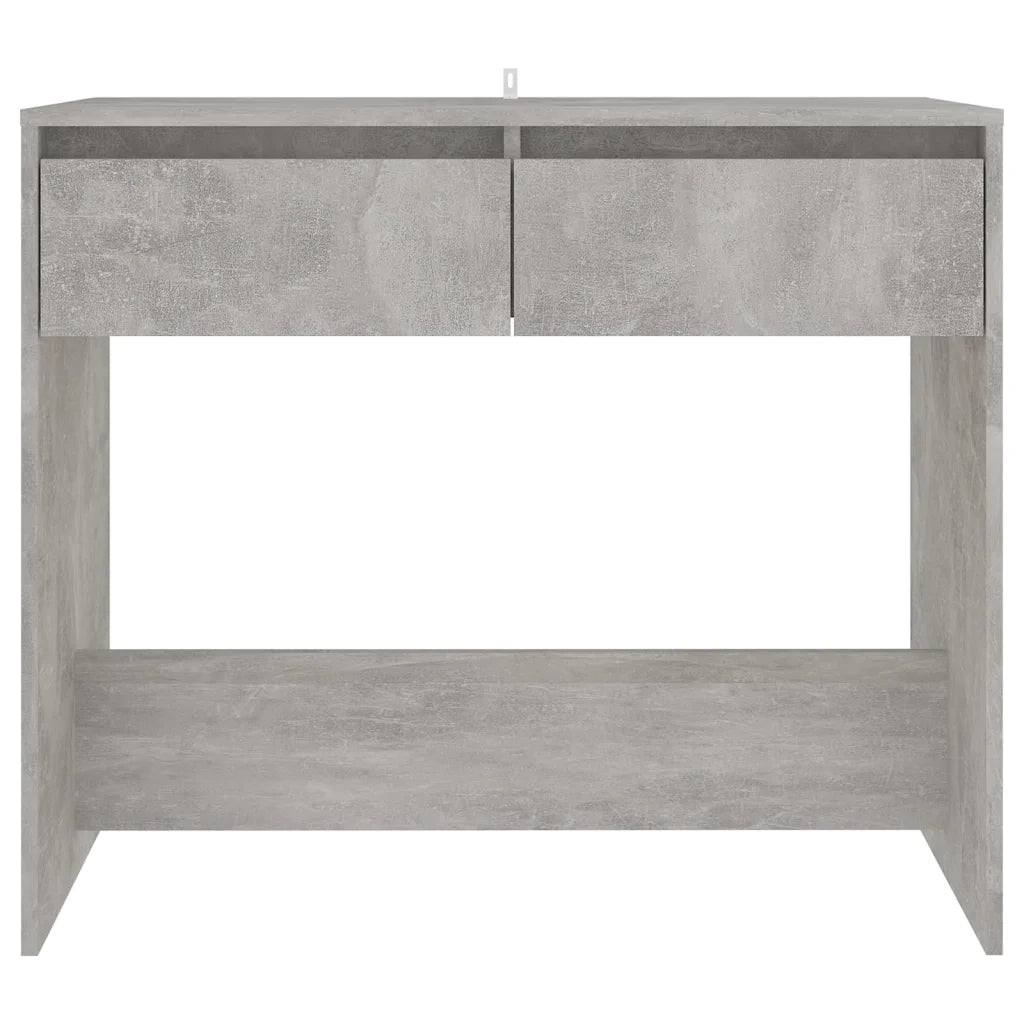 Tavolo Consolle | Tavolo d'Ingresso Grigio Cemento 89x41x76,5 cm in Acciaio