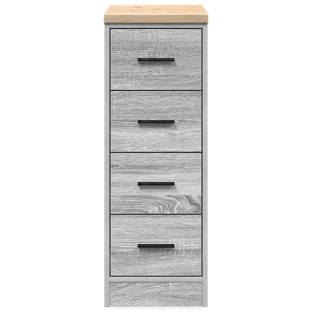 Armadietto da Garage Grigio Sonoma 30x51x85 cm CFW4090134