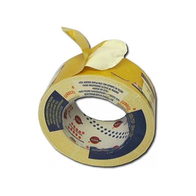 Eurocel 721PPDA Nastro Biadesivo Alta Tenuta Supporto in Polipropilene 50 mm x 5 m colore Bianco