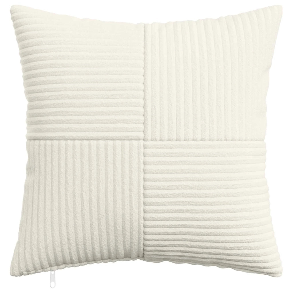 Federa 2 pcs ALMELO Crema 30 x 30 cm corduroy 913865