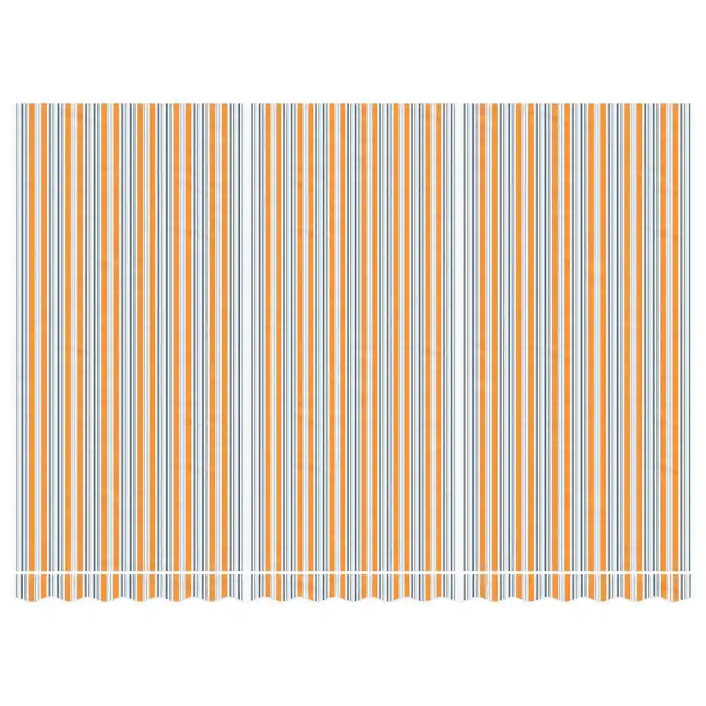Tessuto di Ricambio per Tenda Strisce Multicolore 4,5x3 m