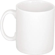 Set di tazze in porcellana trasparente 10 oz / 280 ml (lotto da 12) schocchi e graffette resistenti, pile e magnetron resistenti, per uso in ristoranti, caffè e domestico | cc203 set di tazze