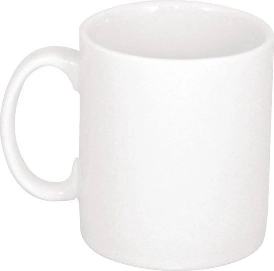 Set di tazze in porcellana trasparente 10 oz / 280 ml (lotto da 12) schocchi e graffette resistenti, pile e magnetron resistenti, per uso in ristoranti, caffè e domestico | cc203 set di tazze