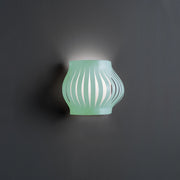 Applique Balcony Helios 1 Luce In Polilux Verde Con Cavo Made In Italy