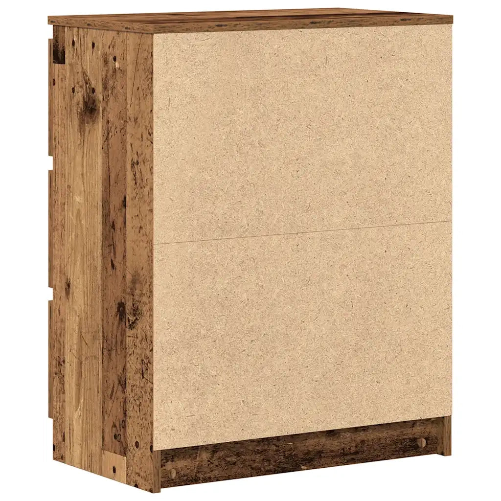 Credenza Legno Antico 60x35x76 cm in Legno Multistrato 862491