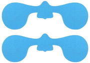 Strisce di protezione per il viso 4 pezzi - Strisce di calore - Strisce per il naso - Strisce per la respirazione - Elastico - Cotone/Elastan - 6,3 cm x 20 cm - Protezione per il viso