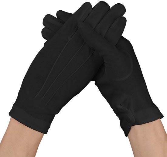 Maniche da cerimonia in cotone - Bianche maniche da cerimonia - Maniche da costume in cotone - Maniche da cerimonia - Adatte per servizio di catering - Foderato in poliestere e nylon - Maniche da costume