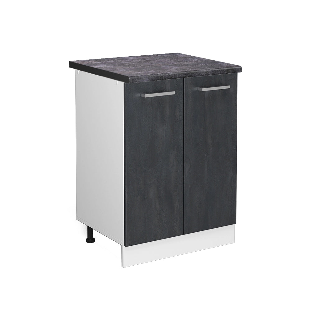 Vicco Mobiletto base cucina Calcestruzzo nero 60 cm PL Antracite