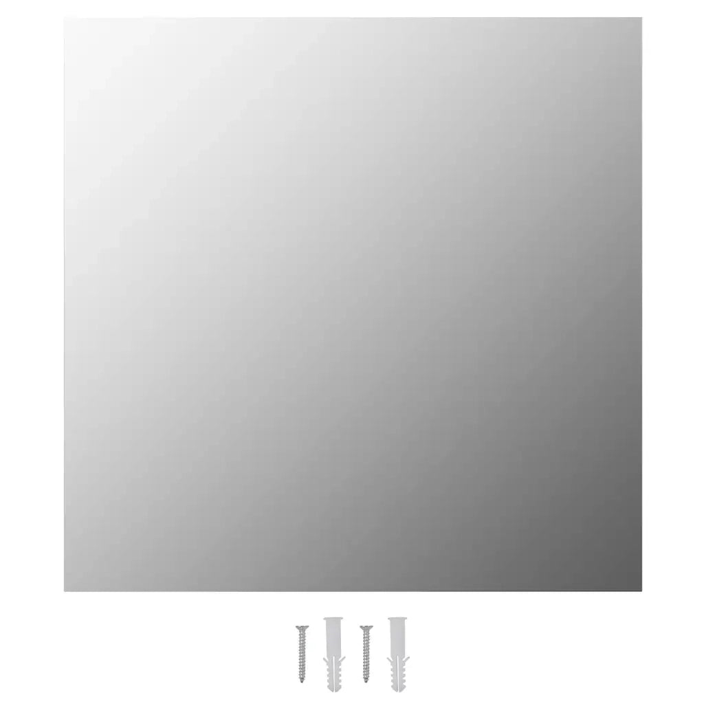 Specchio da Parete 40x40 cm Quadrato in Vetro 245697