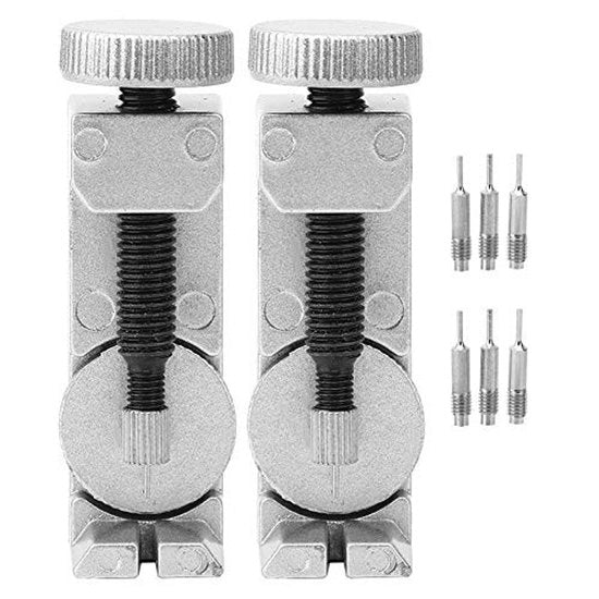 Set di riparazione orologio 2 pezzi - Strumento di rimozione cinturino orologio - Set di penna di ricambio 6 pezzi - Kit di riparazione orologio - Acciaio inox finemente lavorato - Duraturo e affidabile - Set di riparazione orologio