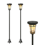 Lanterne Solari 2 Pezzi ¨C Zephmum ¨C Grigio 180cm IP44