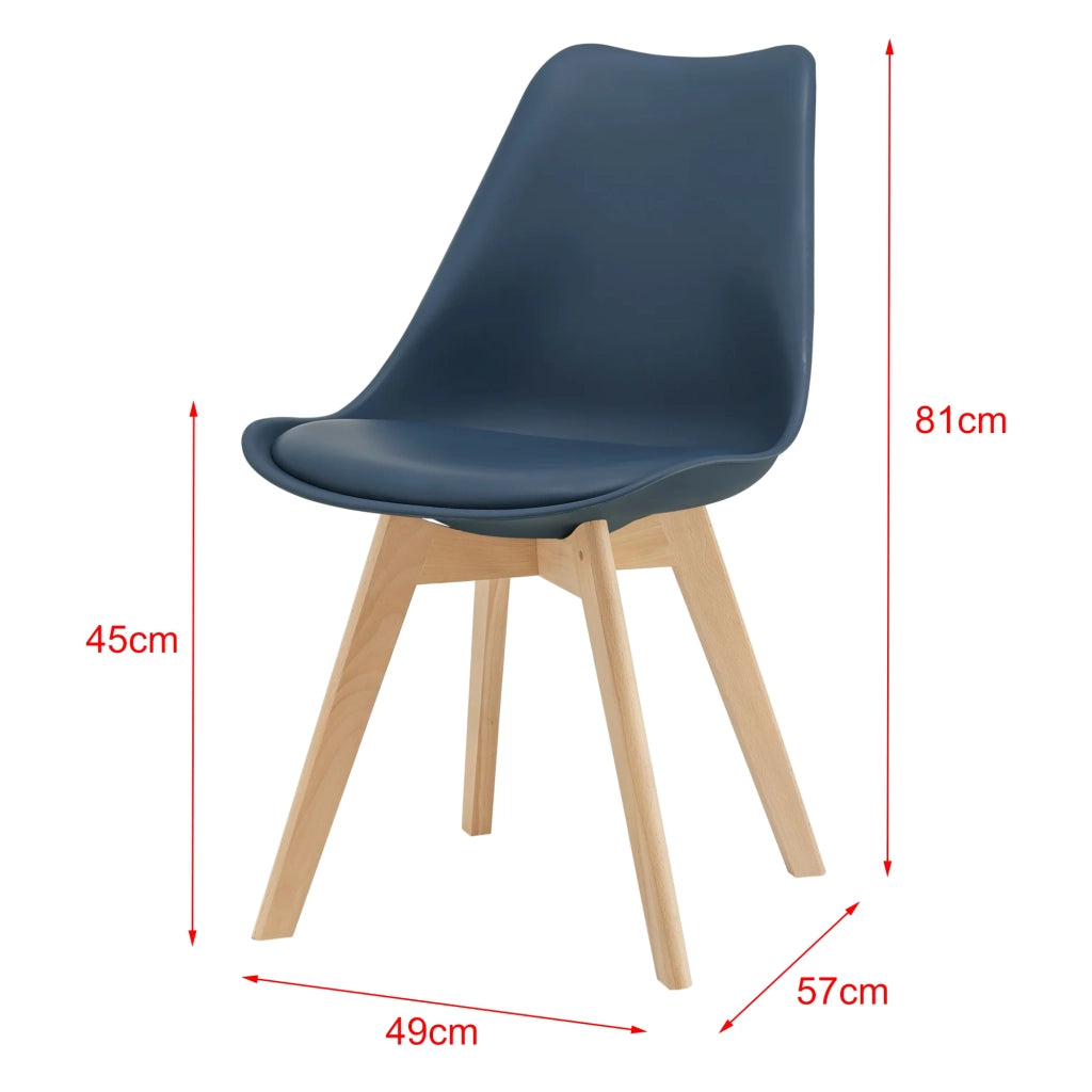 Set di 6 sedie da pranzo similpelle faggio blu 03_0006779