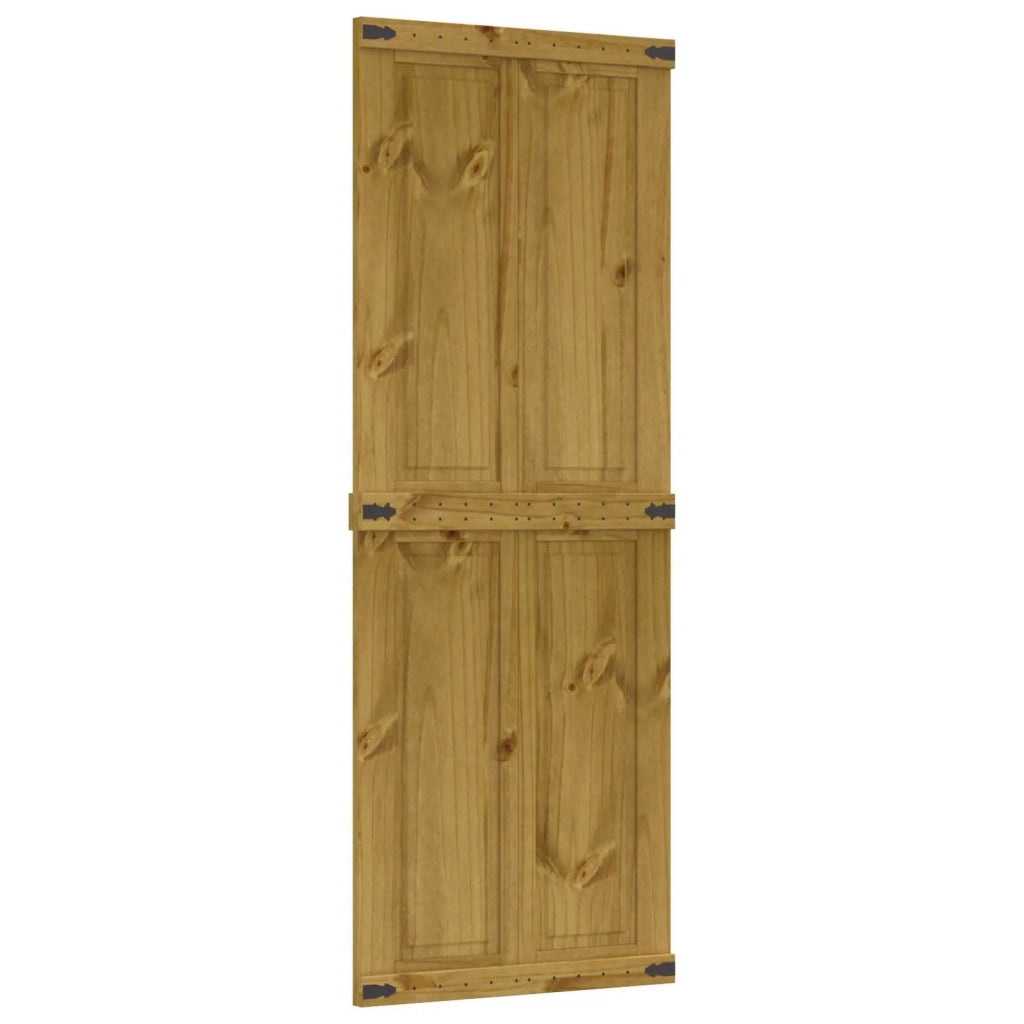 Porta del fienile Corona Marrone Miele 80 x 210 cm 42021180