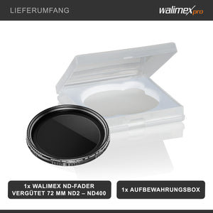 ND-Fader ND2-ND400 MC 72 mm