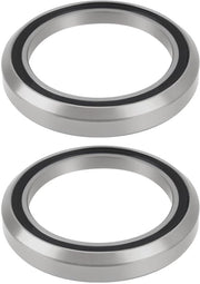 Coppia di cuscinetti per sella bicicletta diametro interno 34,1mm diametro esterno 46,9mm altezza 7mm 45°x45° ACB4545 Cuscinetto per sella bicicletta argento