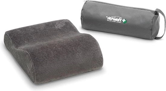 Cuscino per sedere con tasca portatile - ergonomico e confortevole - antracite