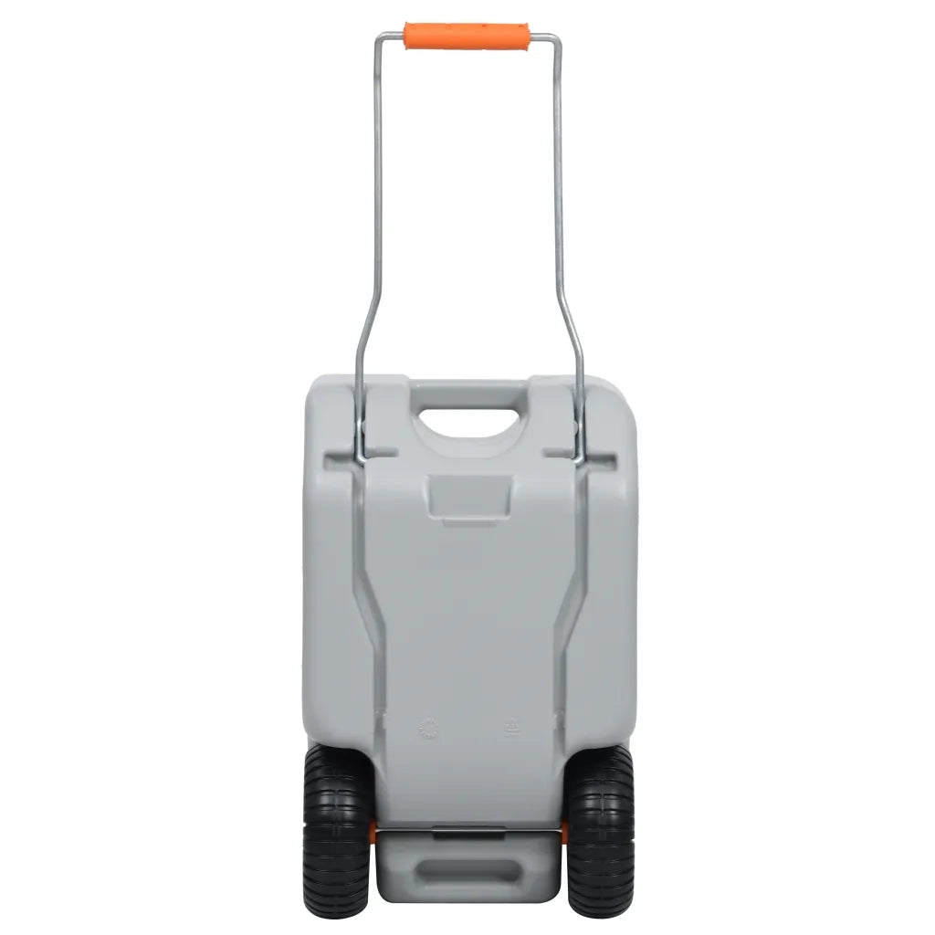 Serbatoio d'Acqua con Ruote per Campeggio 25 L Grigio 30132