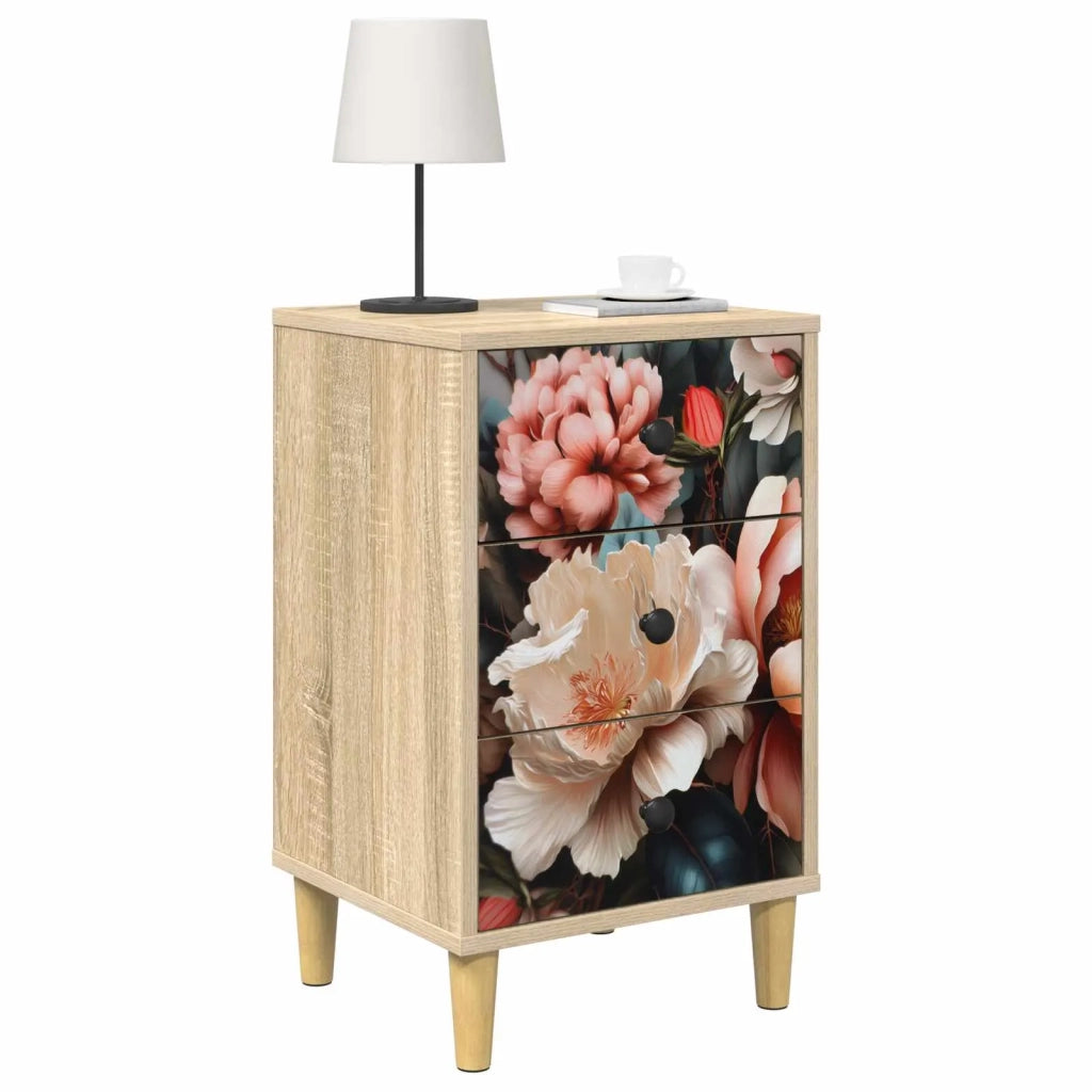 Armadio da Notte BORNE 2 pz Rovere Sonoma 36 x 33 x 60 cm 8007284