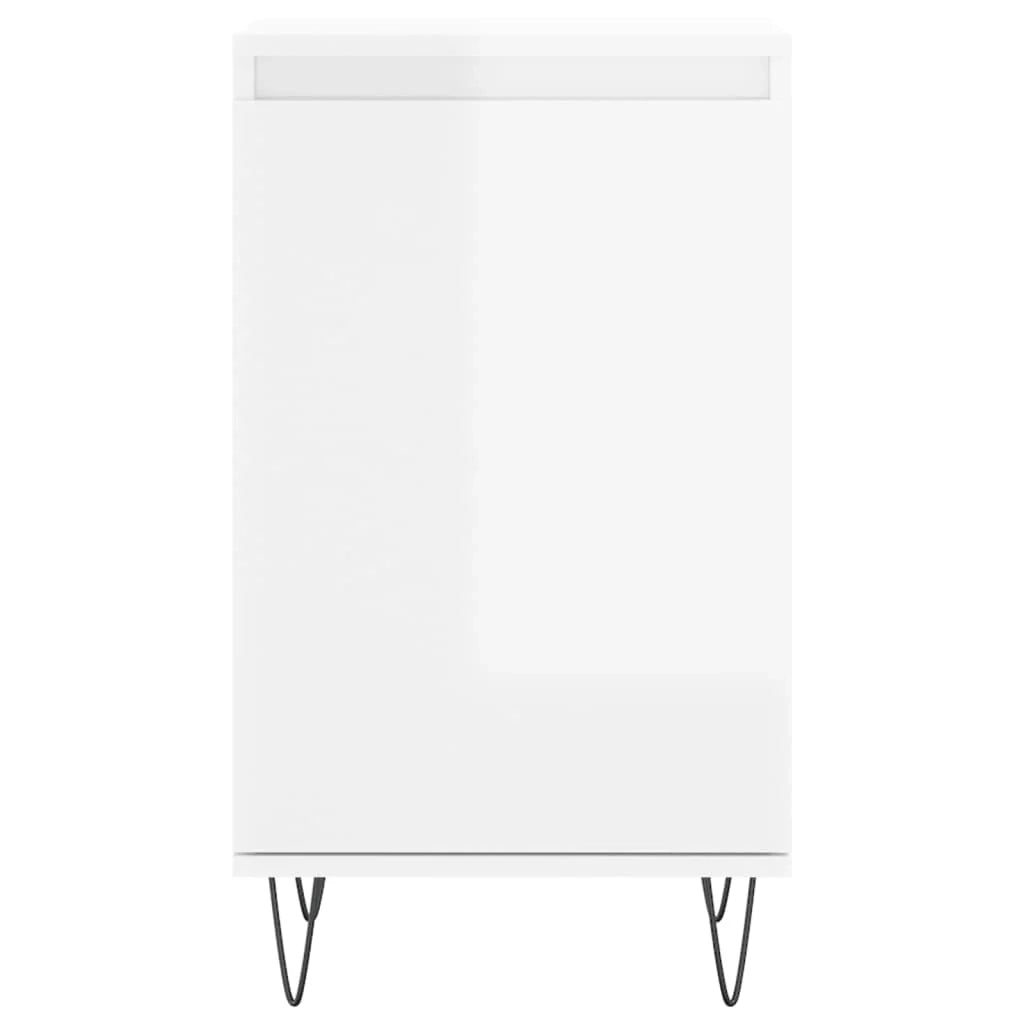 Buffet credenza cassettiera armadio mobile contenitore organizer per cucina soggiorno salotti set da 2 lucido 40 x 35 x 70 cm legno ingegnerizzato marrone 02_0036704