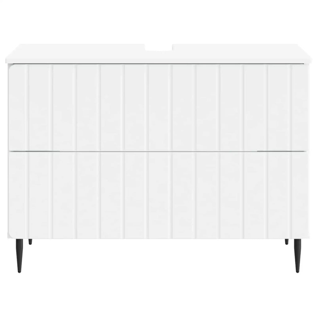 Armadio per Lavabo da Bagno ZWOLLE Bianco 82 x 41 x 58,5 cm 896355